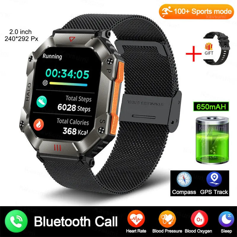 Android GPS fitness smart watch for women with titanium alloy case and multiple strap colour options
