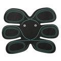 Green battery smart abs trainer abdominal patch, PU, 20 x 17 cm, 6 modes