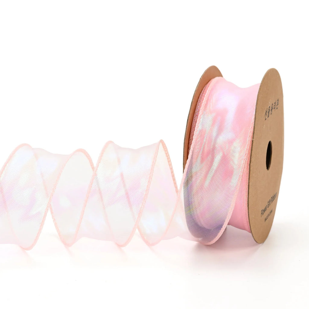Fishtail yarn floral colourful wave ribbon mesh decorative trim 4cm width with edge cutting craftsmanship