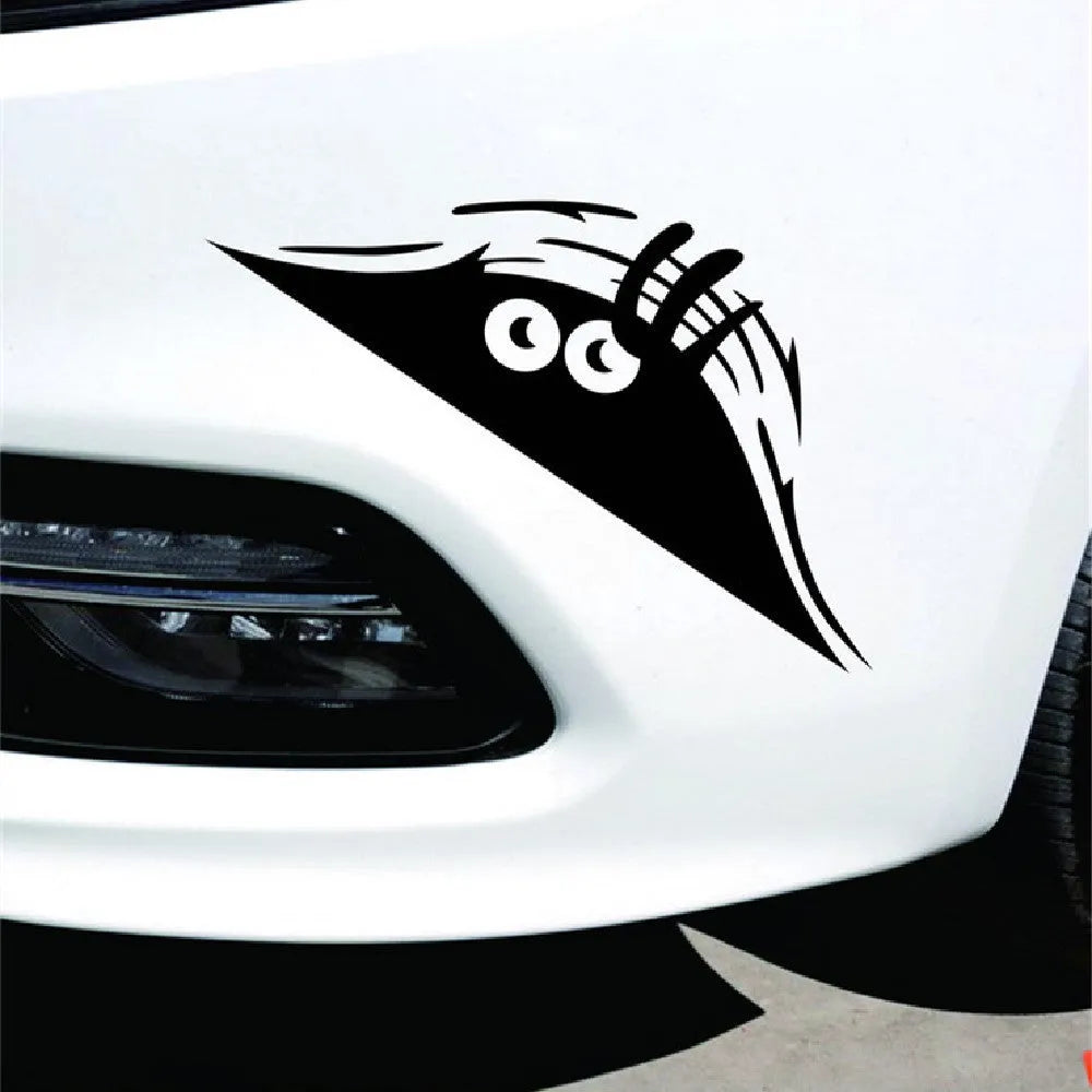 19cm by 7cm self-adhesive body stickers showing four facial expression designs