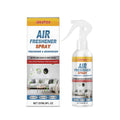 A 237ml capacity air freshener spray bottle with a menthol-based formula.