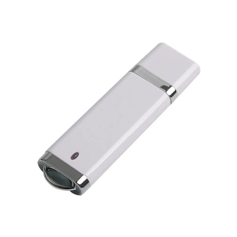 Plastic creative USB flash drive in blue with USB 2.0 connection and compact design