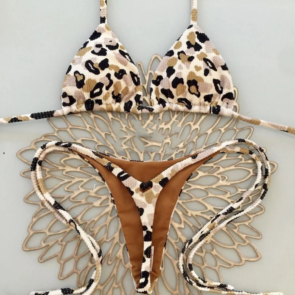 Women's printed bikini swimsuit in a briefs style, shown in one of the colour options RT1884, RT2110, or RT2111.