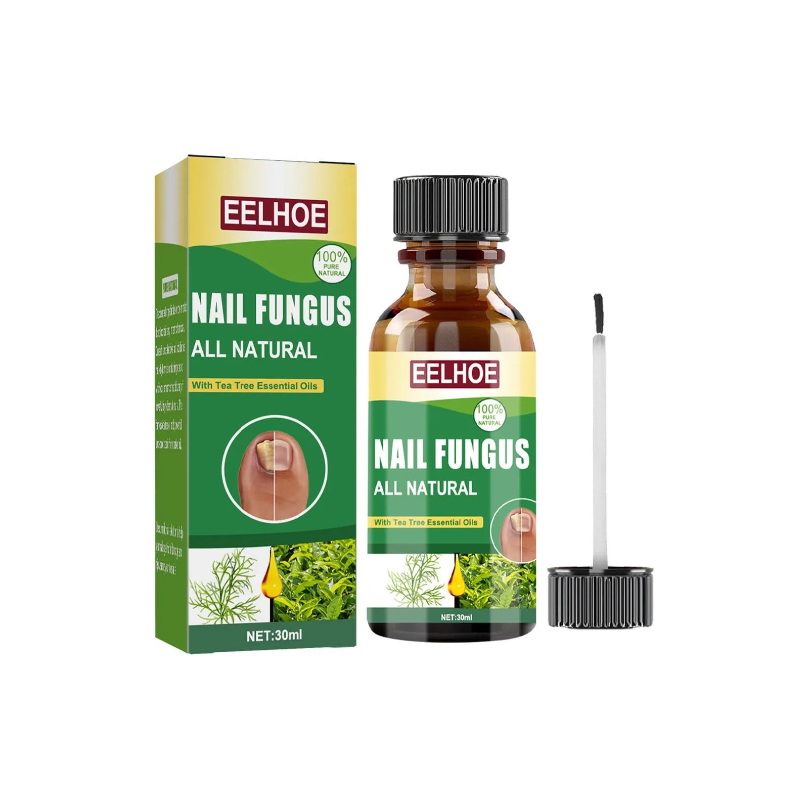 30ml tea tree oil foot and hand nail treatment liquid for thick soft nails