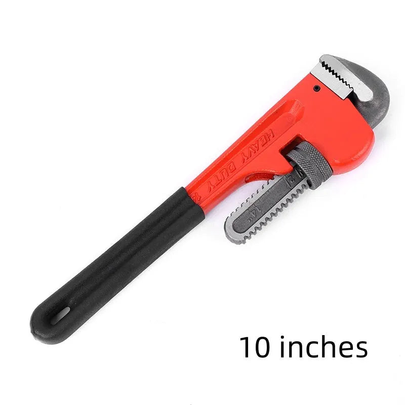 Heavy pipe tongs multifunctional hardware tools water pipe pliers 45# steel 10 inch 12 inch 18 inch set