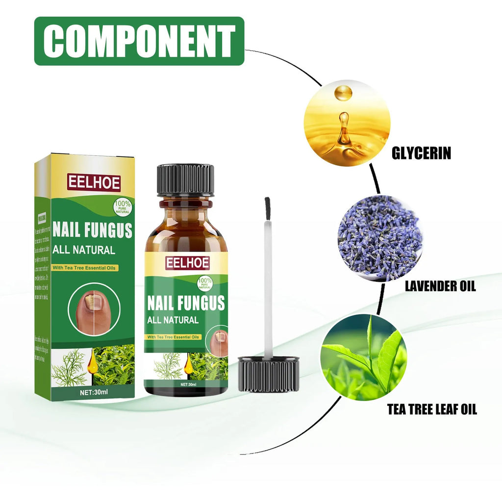 30ml tea tree oil foot and hand nail treatment liquid for thick soft nails
