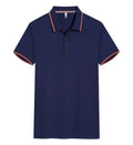 Men's slim fit short sleeve cotton blend shirt shown in multiple available colours.
