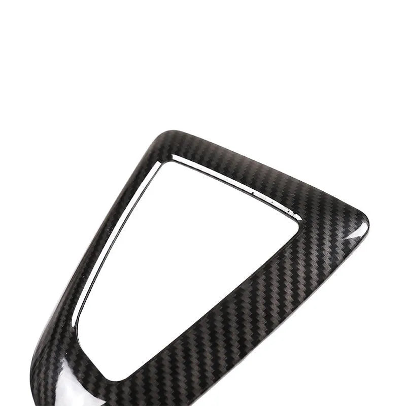 BMW gear shift base frame in carbon fibre pattern titanium colour for 1 2 3 4 Series