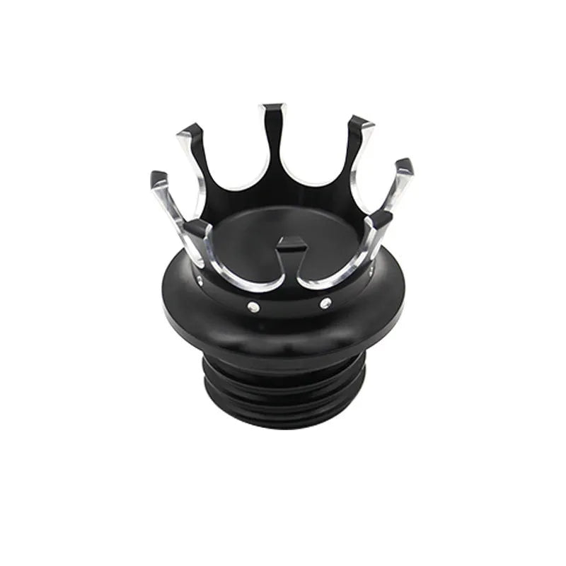 Aluminium alloy locking fuel tank cap for Harley Davidson motorcycle in choice of five finishes