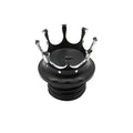 Aluminium alloy locking fuel tank cap for Harley Davidson motorcycle in choice of five finishes