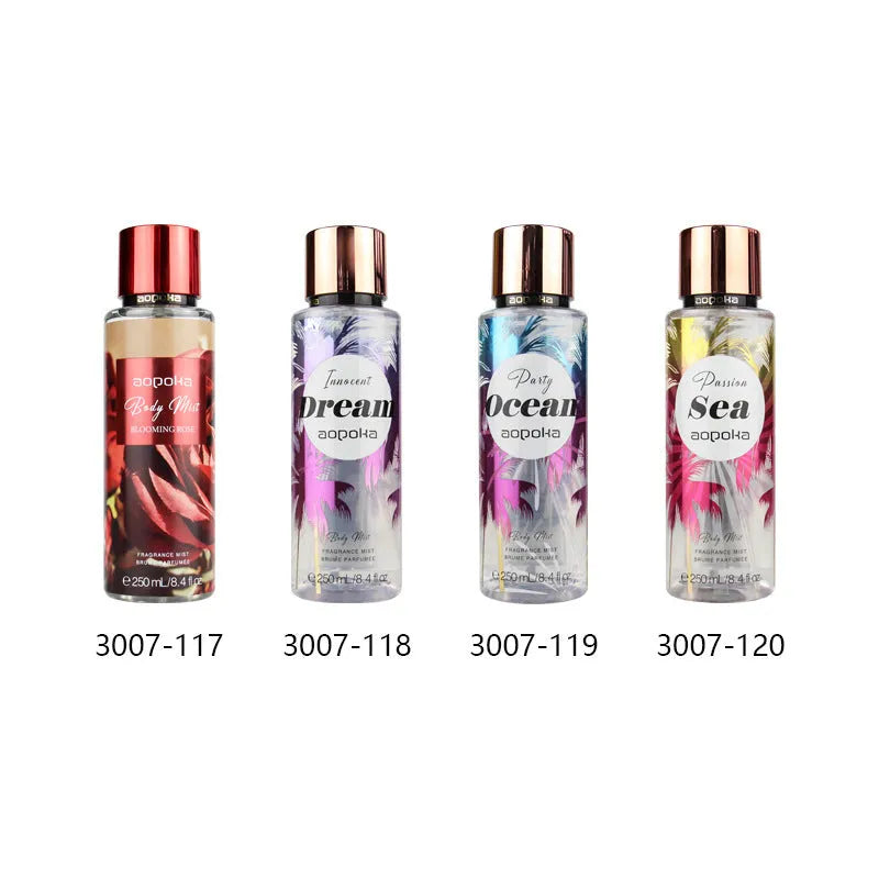 Women's body spray perfume 250ml bottle with multiple style options 3007