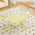 Large grey fabric cat kennel with breathable bracket design, serving as a pet bed and cage.