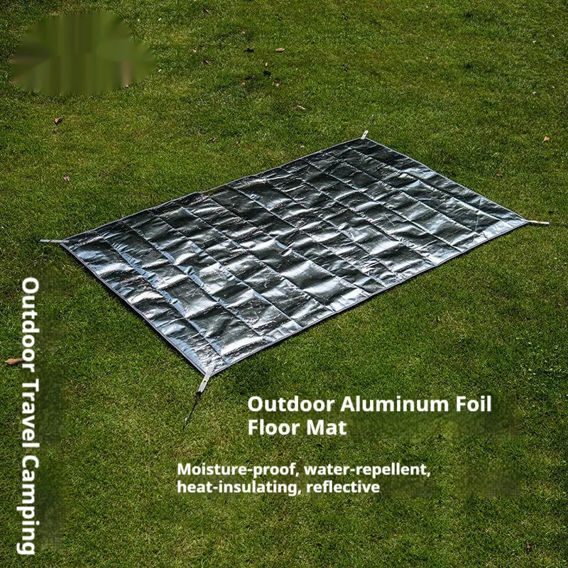 Multifunctional PE aluminium foil waterproof folding drawing pad in three sizes