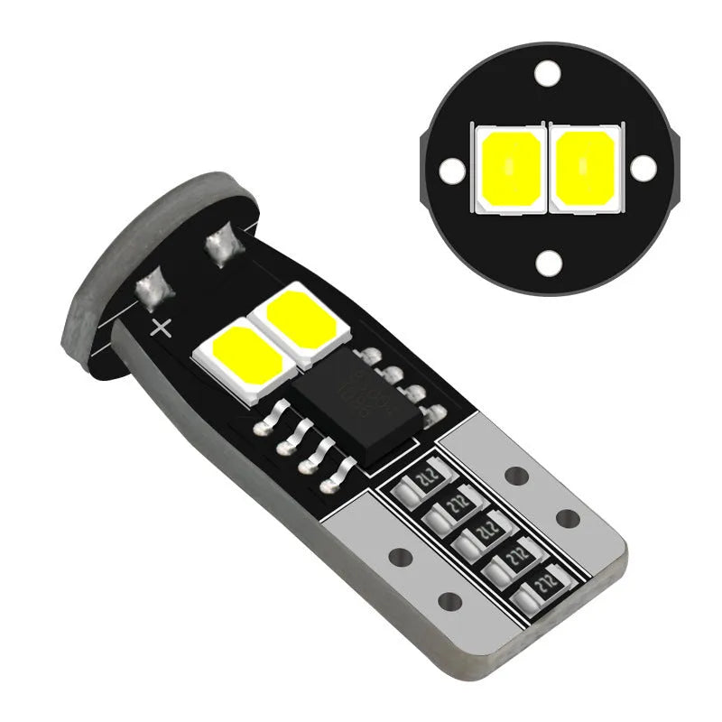 Small 10mm LED car licence plate reading light with white illumination