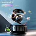 Solar-powered car aromatherapy decoration perfume unit for vehicle interior fragrance and odour control