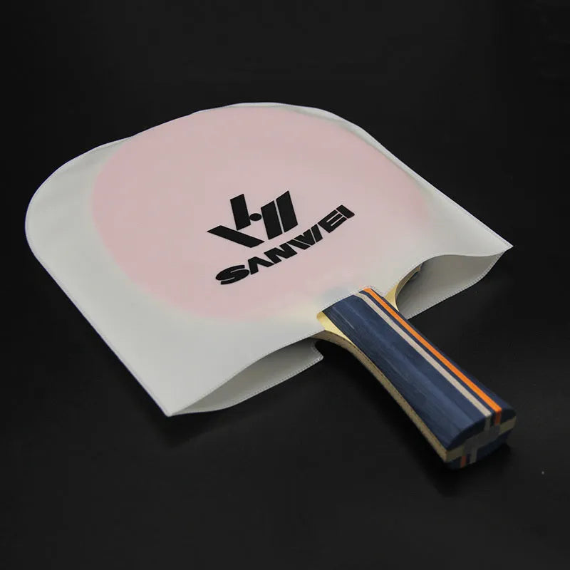 TPU table tennis bat protective cover in blue and white with dustproof anti-oxidation function