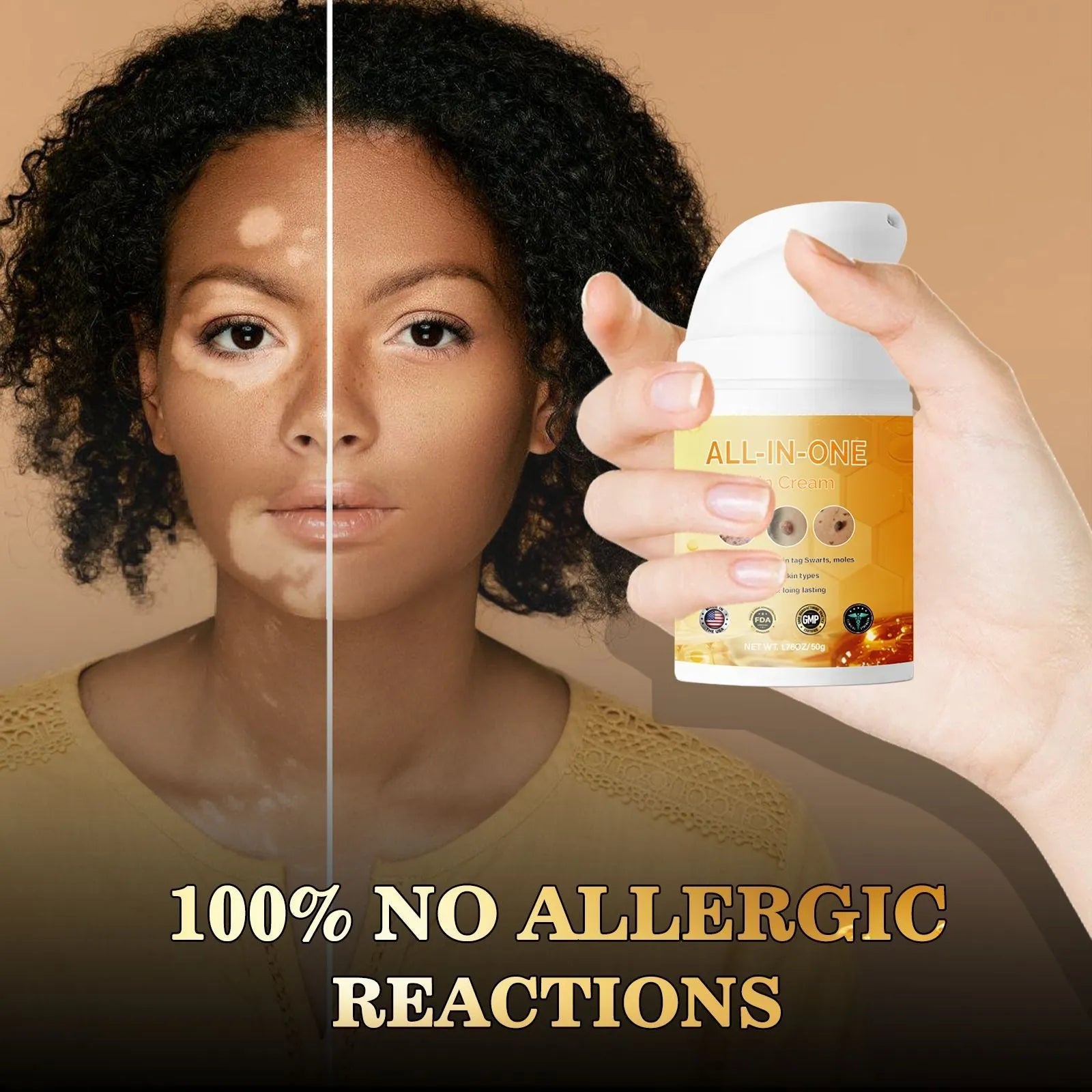 50ml neck cream bottle for non-standard skin cleaning at home