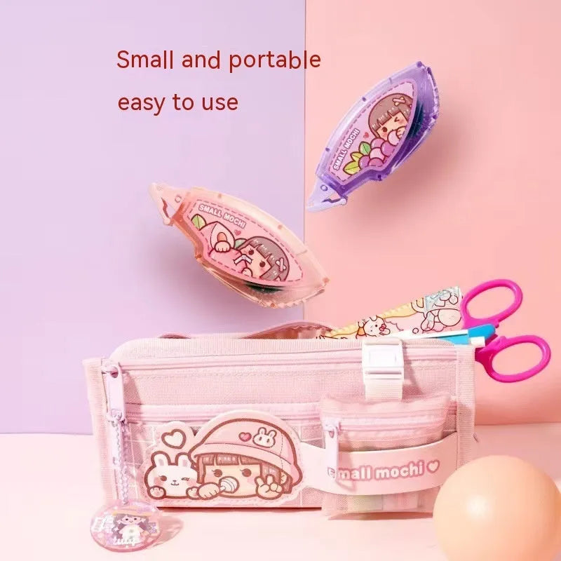 Dotting glue in fruity colours on a card, high viscosity traceless double-sided adhesive