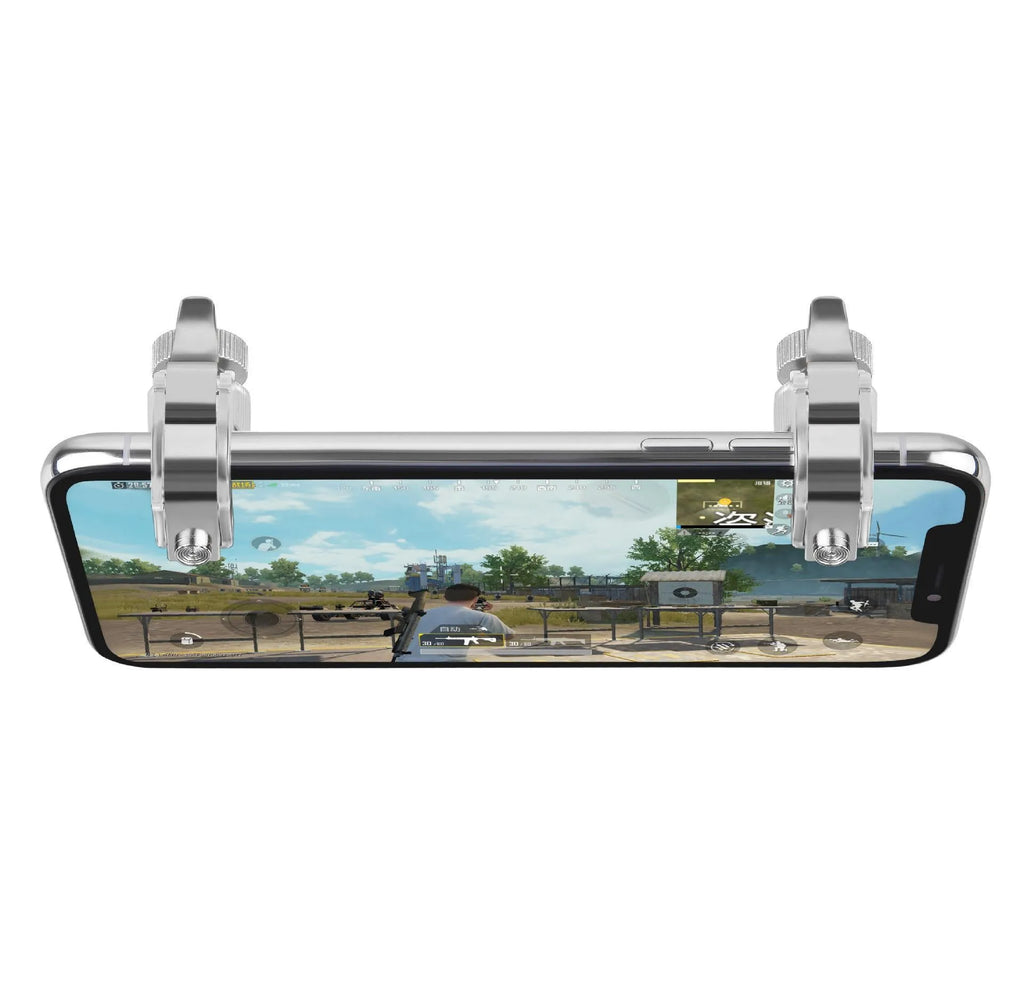 Transparent ABS metal Quick Shooting Assist Button mobile game controller for smartphones