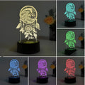 Black based acrylic dream catcher night light with colourful touch modes and remote control