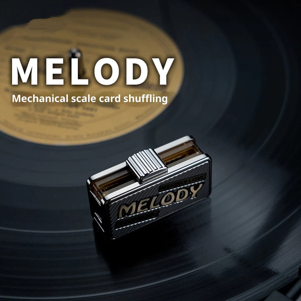 Titanium alloy mechanical scale push EDC fingertip decompression toy in Melody colour