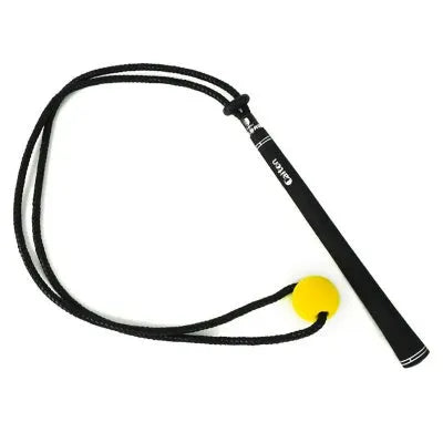 Black silicone elastic string golf swing trainer rope for physical correction action practice