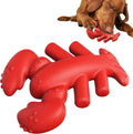 Red nylon dog chew toy for large dogs and aggressive chewers measuring 170mm