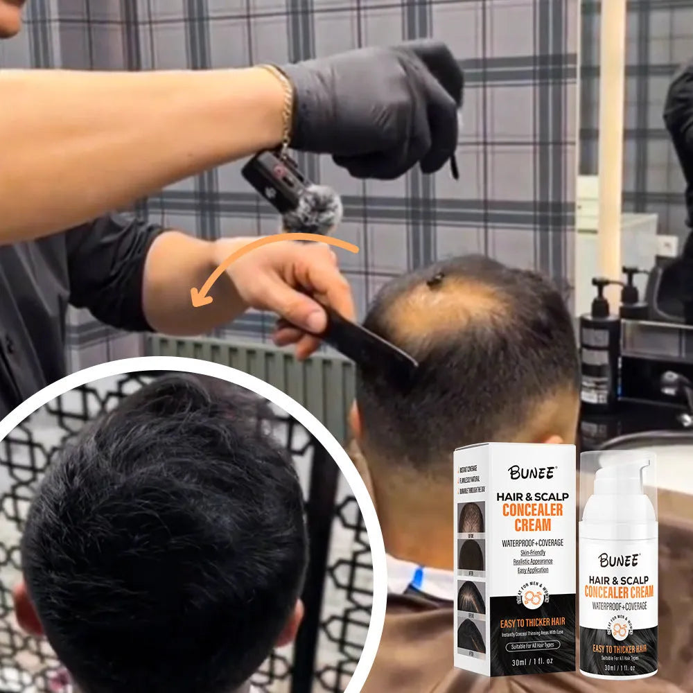 30 ml scalp concealer pomade with brush applicator for hair thinning coverage