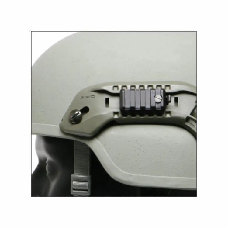 PA nylon 20mm guide rail slider accessory for 2000 series tactical helmets in black colour