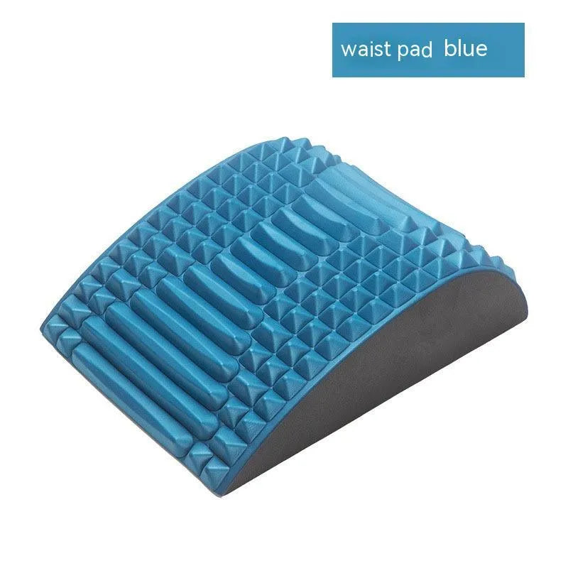 Blue EVA foam back stretcher for lumbar support and neck pain relief
