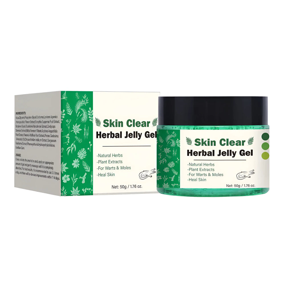 Clear herbal gel in 50g container with FP-B012-50g packaging reference