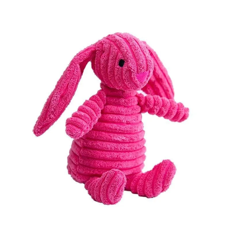 Plush squeaky speak dog toy for small and medium pets in Blue bear, Brown monkey, Green little donkey, and other animal options