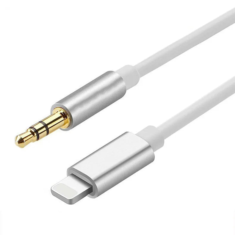 1 metre 3.5mm audio cable with gold-plated connectors and tinned copper wire in four colour options