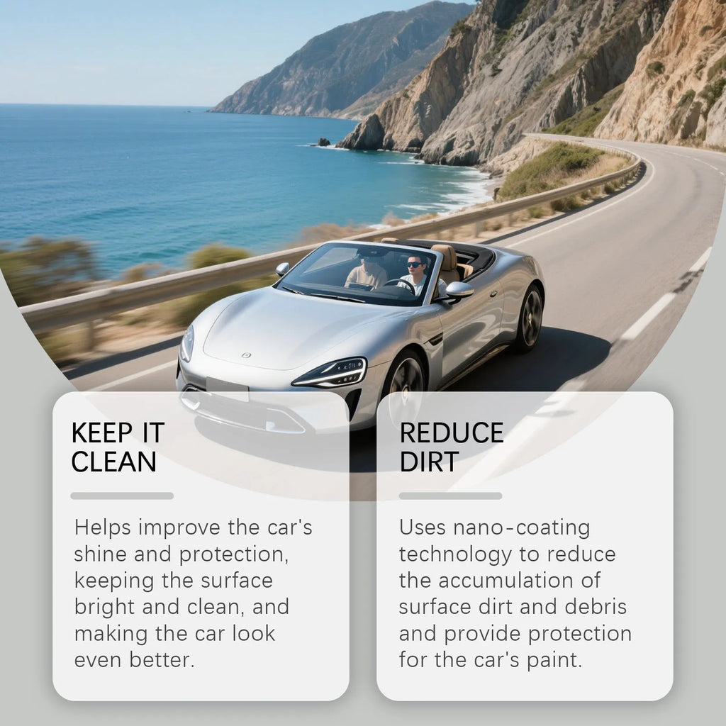 120ml bottle of ceramic coating spray for car paint protection and gloss maintenance.