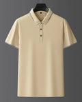 Men's pure colour mulberry silk short sleeve shirt in regular fit for summer wear