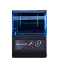 Blue plastic portable Bluetooth thermal printer for convenience store receipt printing