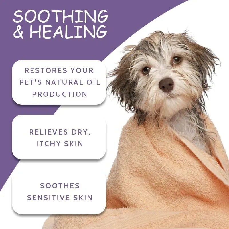 100g pet shower gel bottle with deodorising and sterilising formula for dog and cat washing