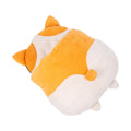 Orange fleece cat sleeping bag with semi-closed nest design, measuring 65cm long