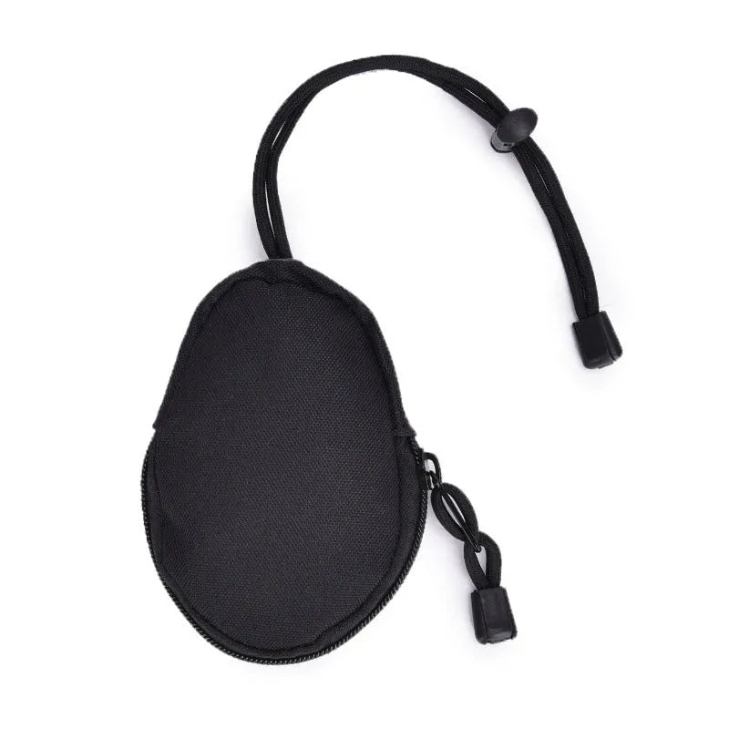 Outdoor sports key organiser bag in Oxford cloth with telescopic rope attached.