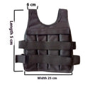 Children's adjustable sand weight training vest with removable weight compartments