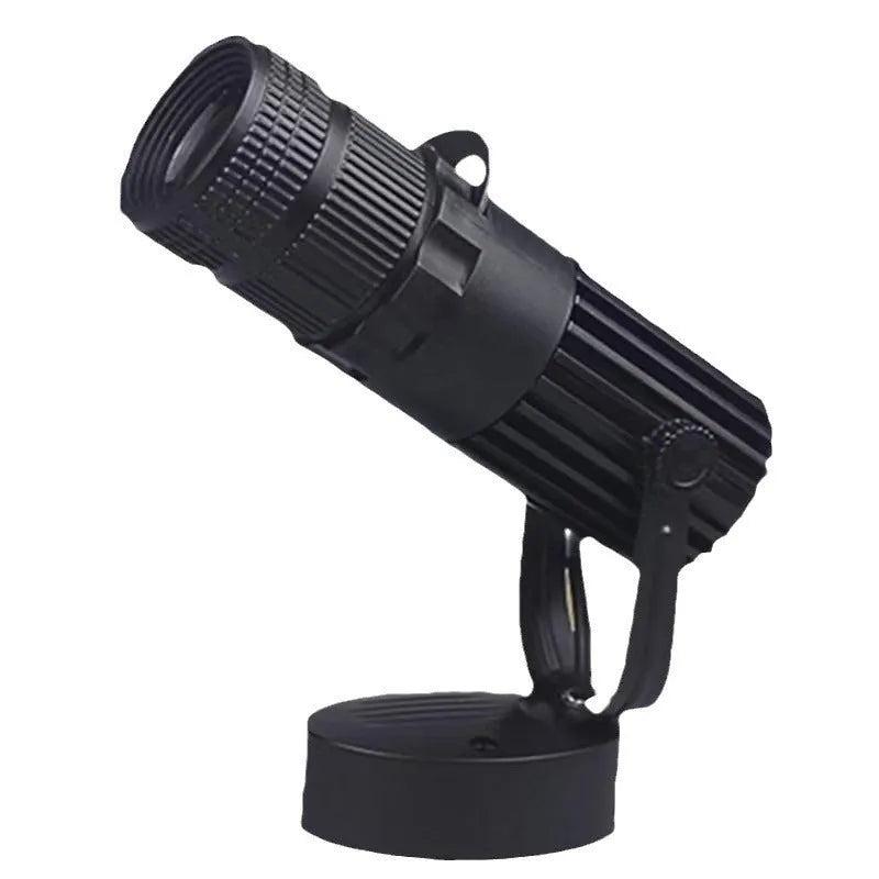 Black aluminium LED surface spotlight for commercial ceiling lighting