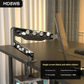 Monitor bracket in classic black colour, cold rolled steel construction, rotary arm for 17-32 inch screens