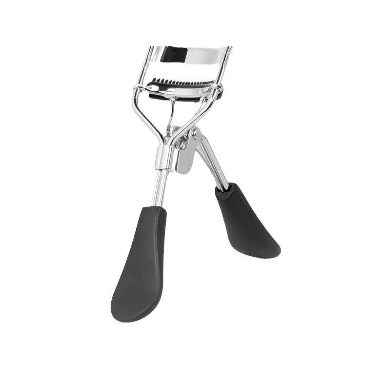 Manual A4 eyelash curler with comb in carbon steel and ABS plastic, shown in a selection of colours.