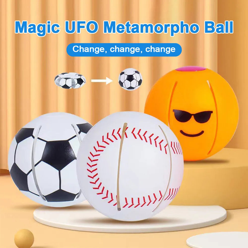 Interactive glowing bouncy ball flying disc dog toy in plastic construction