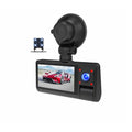 Black G50 driving recorder with 3-inch touchscreen for front windshield mounting
