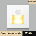 Automatic step sensor light for stairs with infrared detection, available in multiple colours
