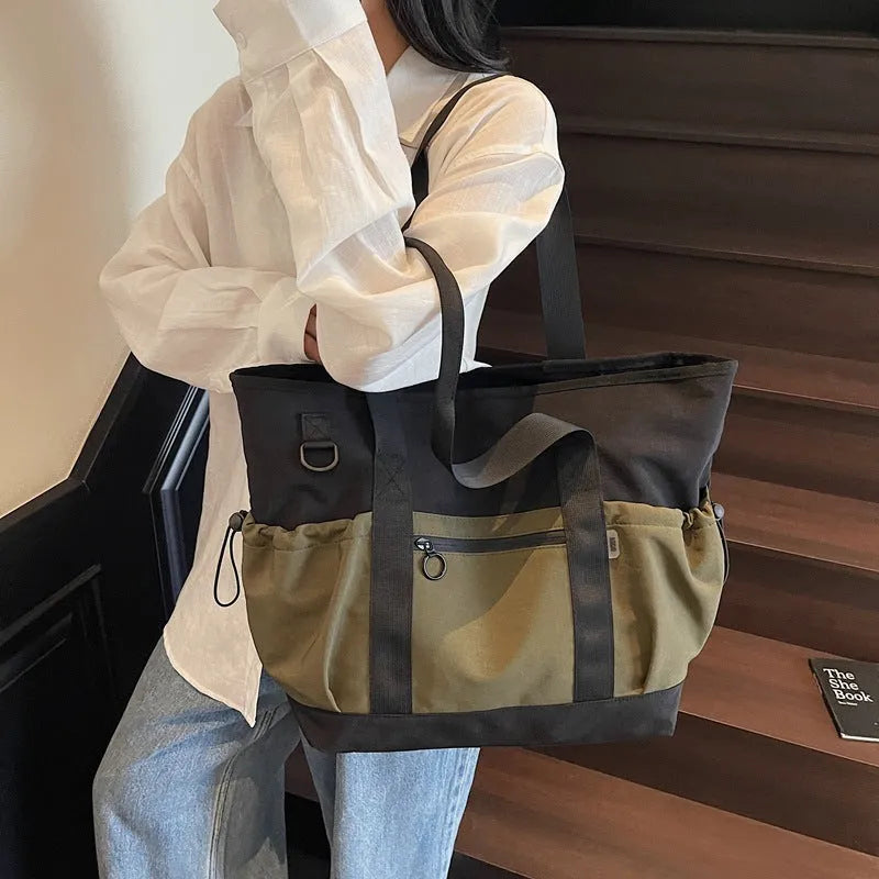 Women's lightweight travel bag in Oxford cloth for yoga and fitness with 36-55L capacity