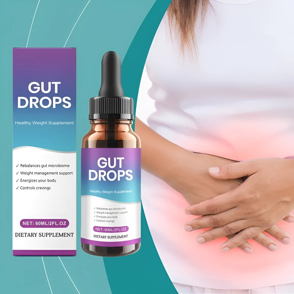 60ml intestinal care supplement drops in dropper bottle for digestive support