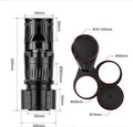 Retractable black car drink cup holder with adjustable base on a car console.