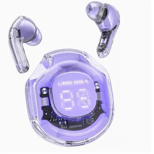 ACEFAST Small Crystal Color 2 Bluetooth headset with charging bin, USB-C, PC and silicone, six colours